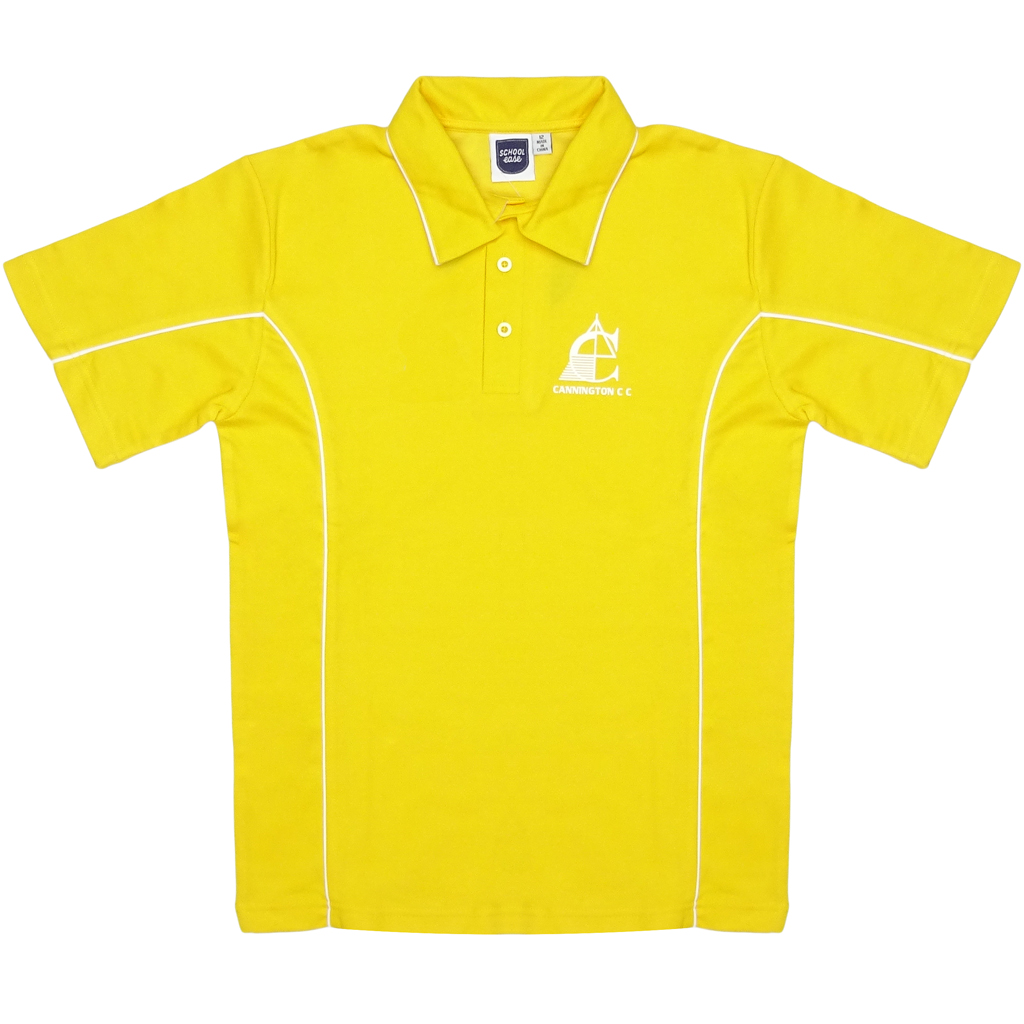 School uniform 2024 gold polo shirts