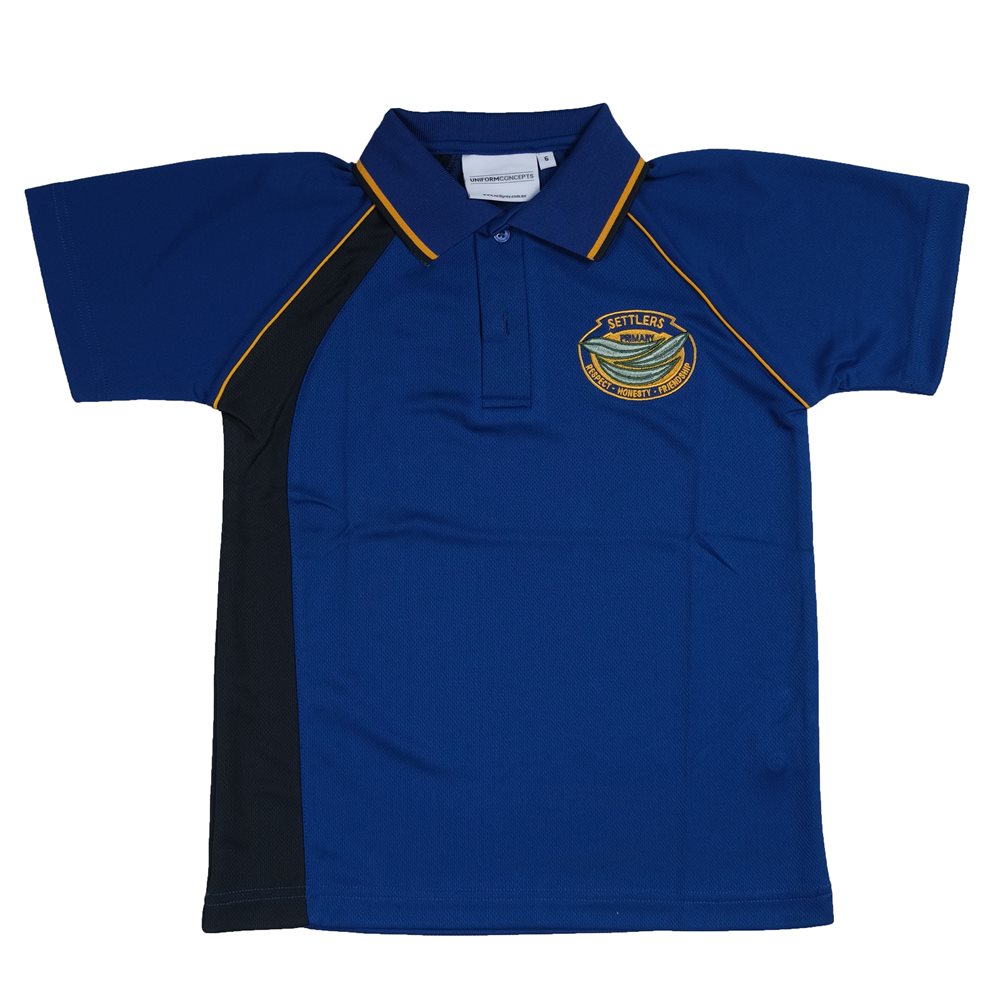 School Polo - Royal - Nell Gray